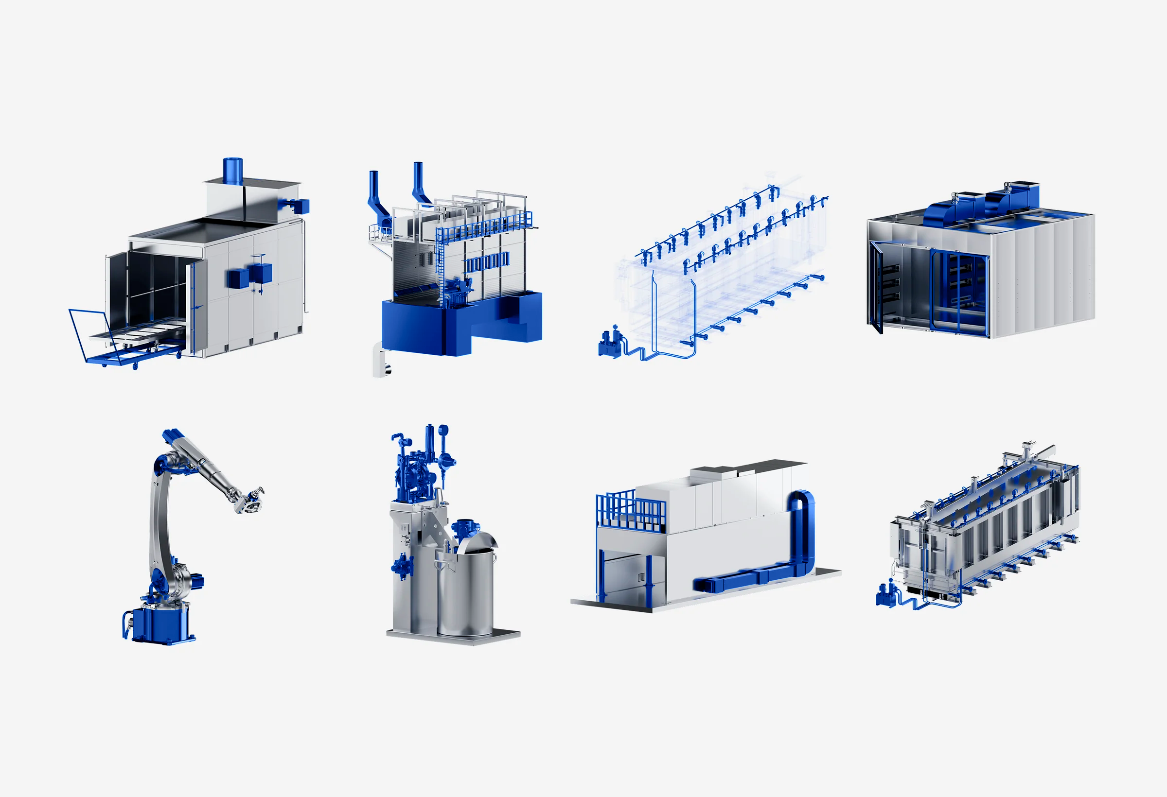 BLL industrial coating equipment product range – IMEL, GEICO, Atlas Copco partnership